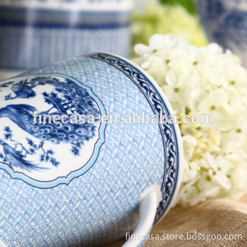 1200CC Elegant Fine New Bone China Water Jug of Blue in China